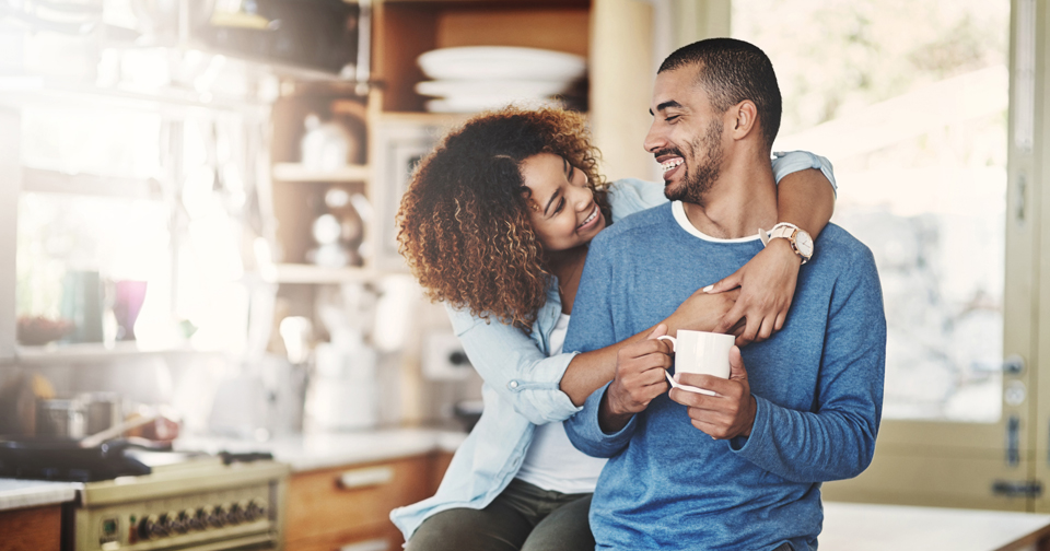  FHA Loan borrowers in kitchen